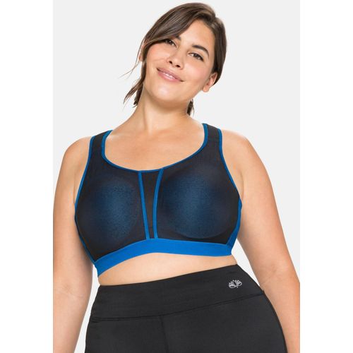Sport-BH aus Coolmax®, im Komfort-Schnitt, italienblau, Gr.95D