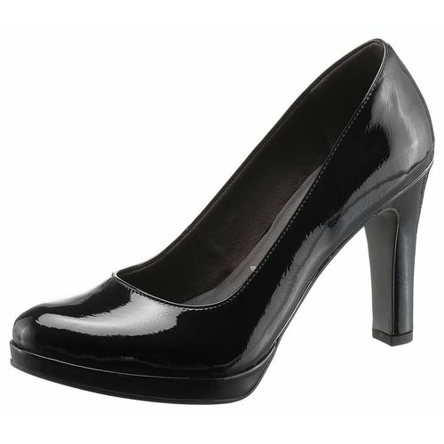 Tamaris High-Heel-Pumps, Lack schwarz, Gr.41