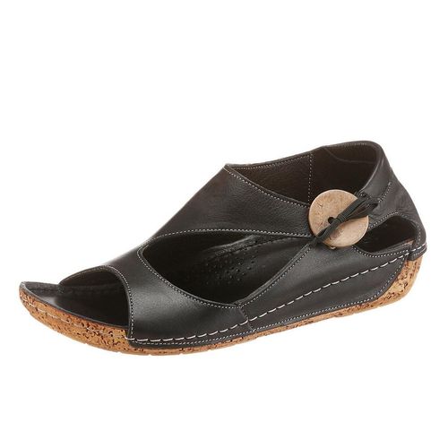 Große Größen: Gemini Sandale, schwarz, Gr.40