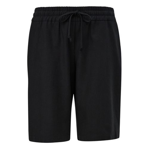 Shorts mit elastischem Tunnelzugbund, schwarz, Gr.46