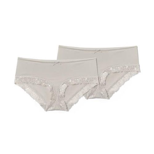 2 Pantys – Mandelfarben – Gr.: XL