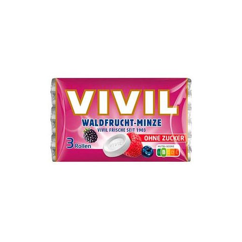 VIVIL® Waldfrucht-Minze ohne Zucker Bonbons 84,0 g