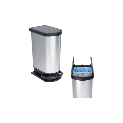 ROTHO Mülleimer »Rotho Paso Duo 50 l«, 2 Behälter