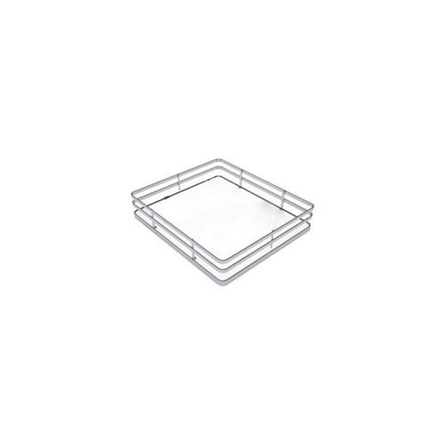 Korb weißer Boden sige für Schiebesäule für 400er Schrank B.330 x T.440 x H.120 - 253+400