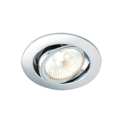 Saxby Cast - 1 Light Recessed Tilt Downlight-Chromplatte, GU10