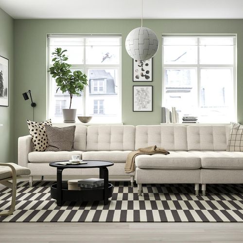 LANDSKRONA 4er-Sofa mit Récamieren