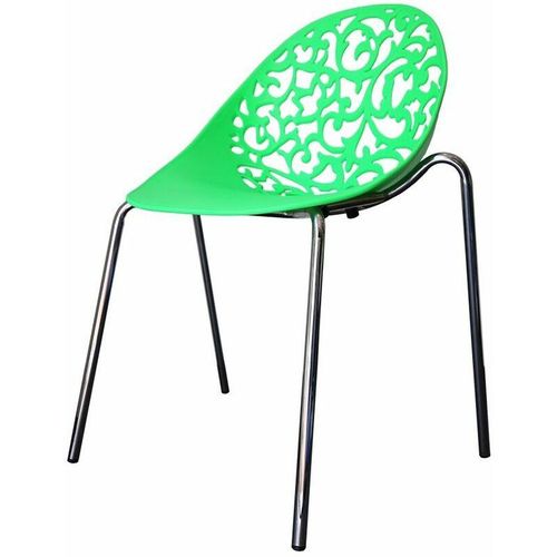 Design Stuhl Flora Stühle Esszimmerstuhl Wohnzimmerstuhl Loungestuhl 221636 grün