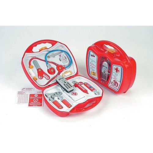 Klein Spielzeug-Arztkoffer, mit Handy, Made in Germany, bunt