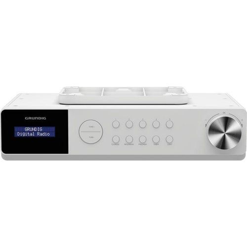 Grundig DKR 1000 BT DAB+ Küchen-Radio (Digitalradio (DAB), FM-Tuner, FM-Tuner mit RDS, 6 W), weiß