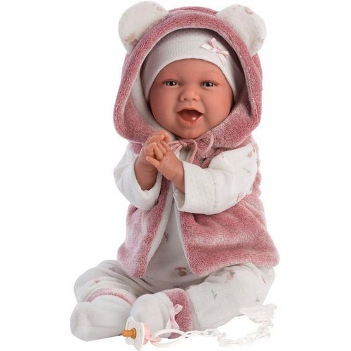 Llorens Babypuppe Mimi, 42 cm, Made in Europe, rosa|weiß