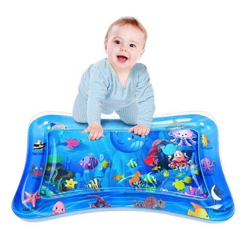 HYTIREBY Planschbecken Wassermatte für babys Aufblasbare Wasserspielmatte Spielzeug BPA Frei