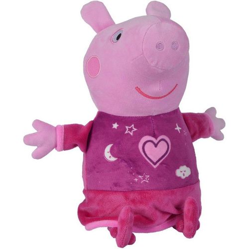 SIMBA Plüschfigur Peppa Pig, Gute Nacht Peppa, mit Sound und Schlummerlicht, rosa