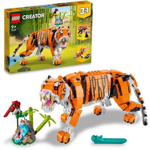 LEGO® Konstruktionsspielsteine Majestätischer Tiger (31129), LEGO® Creator 3in1, (755 St), bunt