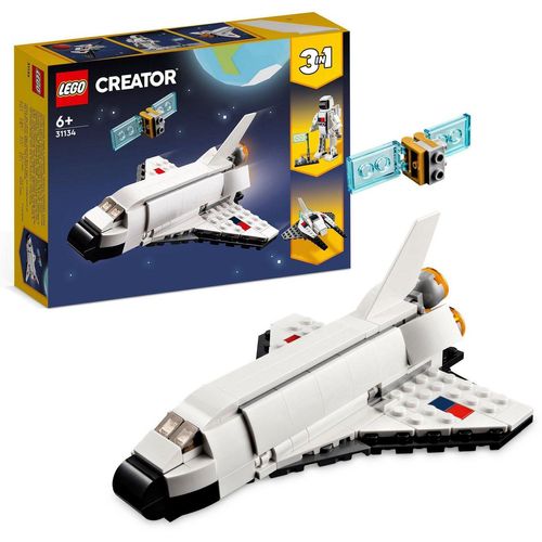 LEGO® Konstruktionsspielsteine Spaceshuttle (31134), LEGO® Creator 3in1, (144 St), bunt