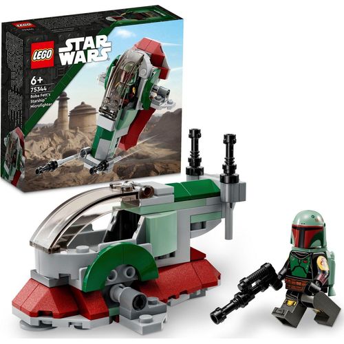 LEGO® Konstruktionsspielsteine Boba Fetts Starship™ – Microfighter (75344), LEGO® Star Wars™, Made in Europe, bunt