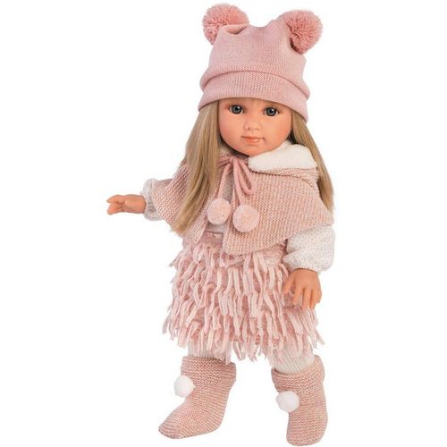 Llorens Stehpuppe Elena blond, 35 cm, Made in Europe, rosa