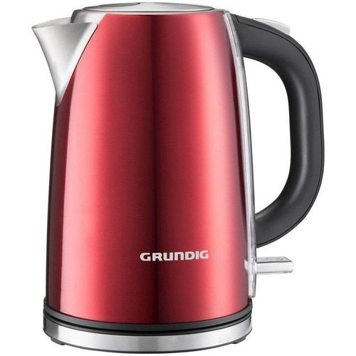 Grundig Wasserkocher WK6330, 1,7 l, 3000 W, rot