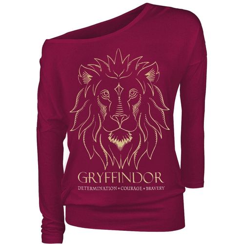 Harry Potter Gryffindor Langarmshirt rot in S