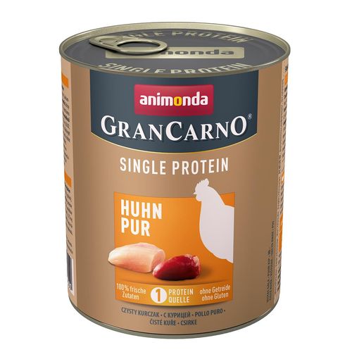 animonda GranCarno Adult Single Protein Huhn pur 24x800 g