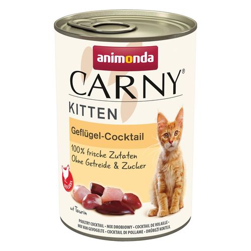 animonda Carny Kitten Geflügel Cocktail 24x400 g