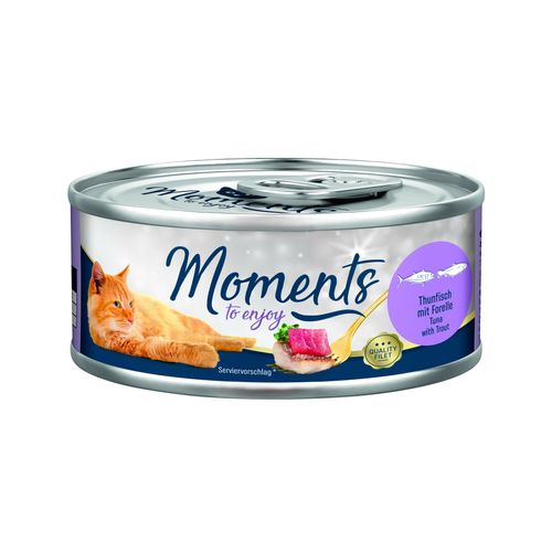 MOMENTS Adult Thunfisch mit Forelle 12x70 g