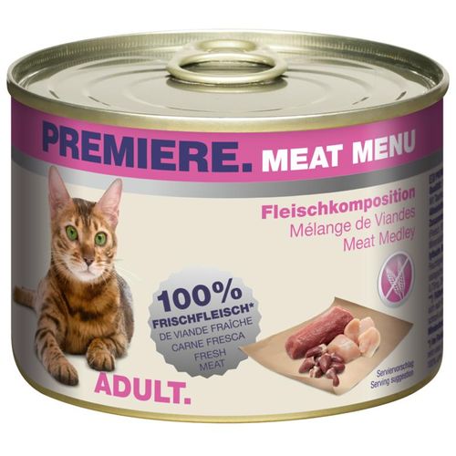 PREMIERE Meat Menu Adult Fleischkomposition 6x200 g