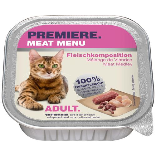 PREMIERE Meat Menu Adult Fleischkomposition 32x100 g