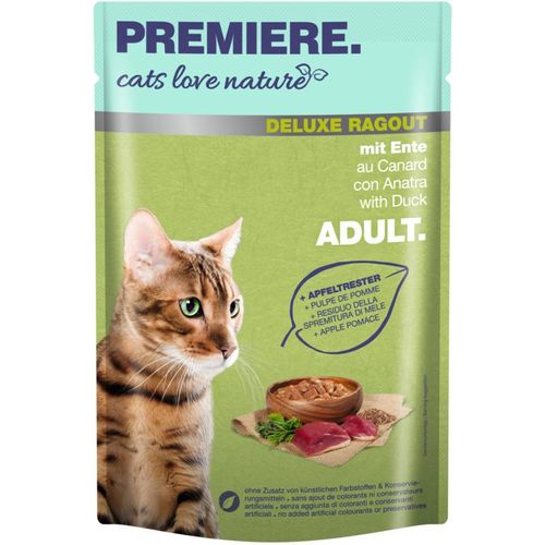 PREMIERE cats love nature Deluxe Ragout Ente 48x100 g