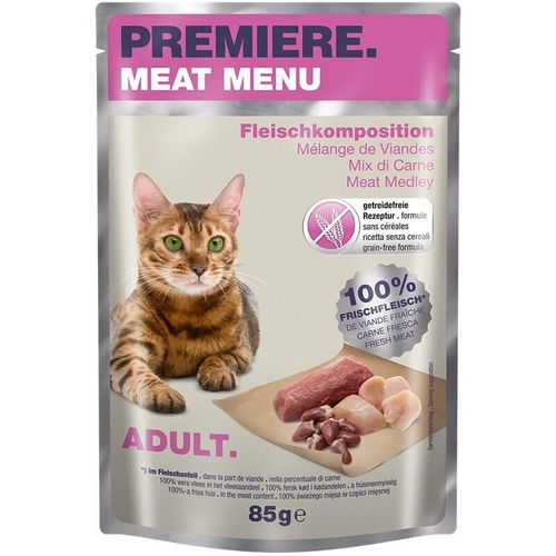 PREMIERE Meat Menu Adult Fleischkomposition 12x85 g