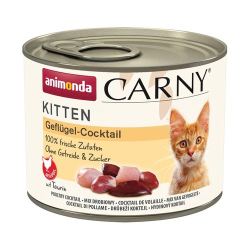 animonda Carny Kitten Geflügel Cocktail 24x200 g