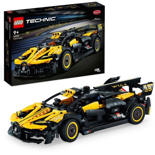 LEGO® Konstruktionsspielsteine Bugatti-Bolide (42151), LEGO® Technic, (905 St), Made in Europe, bunt