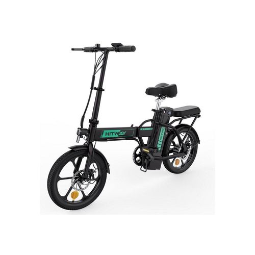 HITWAY E-Bike, Elektrofahrrad 16" Klapprad E-Bike Cityräder Faltbar 250W