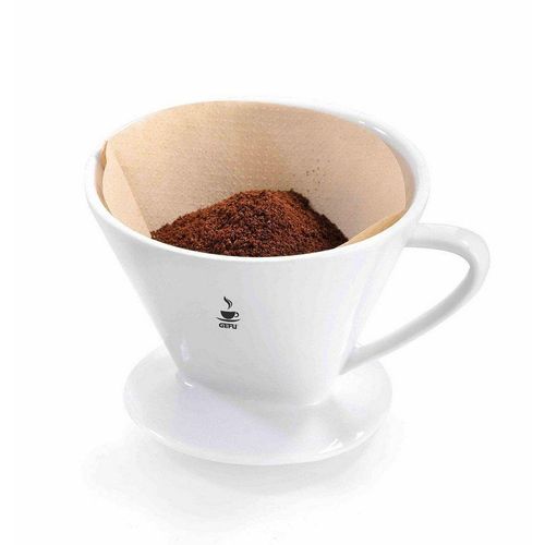 GEFU Handfilter Porzellan Kaffeefilter SANDRO 101 Dauerfilter Filt