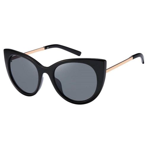 BEZLIT Eyewear Retrosonnenbrille Damen Cat-Eye Design Sonnenbrille (1-St) mit schwarzen Linsen