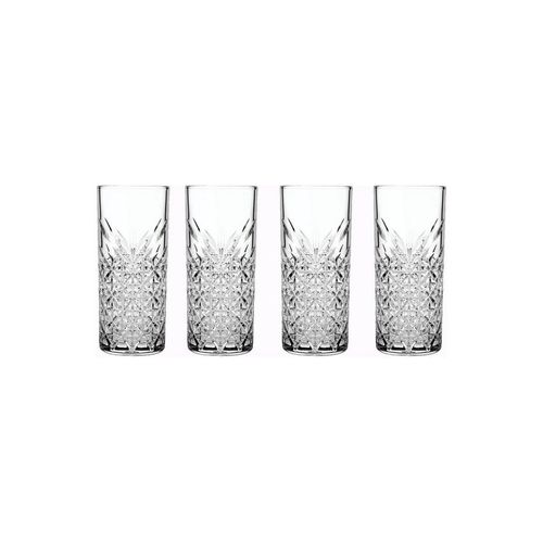 Pasabahce Schnapsglas Pasabahce 420326 Raki Gläser Trinkgläser Kristalldesign 4er-Set