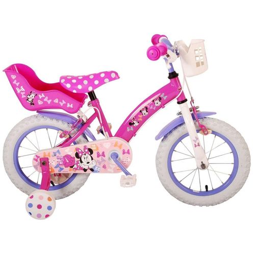 Volare Kinderfahrrad 14 Zoll Fahrrad Kinder Mädchenfahrrad Rad Bike Disney Minnie 21436CHIT