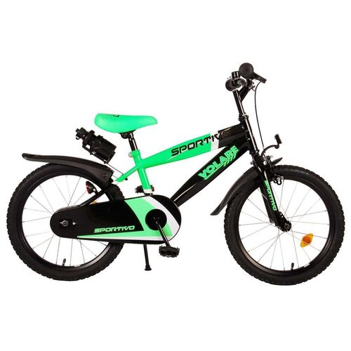 Volare Kinderfahrrad 18 Zoll Kinder Jungen Fahrrad BMX MTB Rad Bike Sportivo Grün 2070