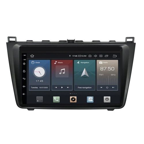 TAFFIO Für Mazda 6 9″ Touchscreen Android Autoradio GPS Carplay AndroidAuto Einbau-Navigationsgerät