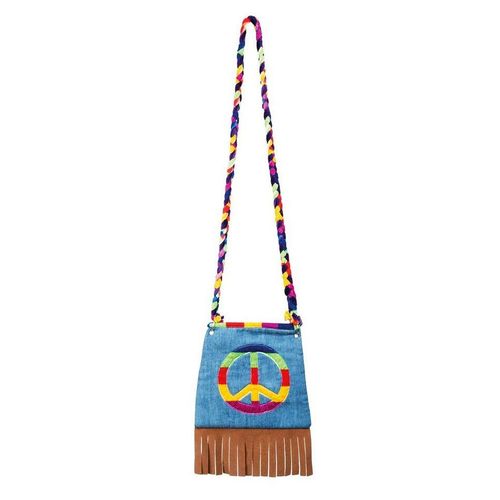 Boland Kostüm Hippie Peace Tasche