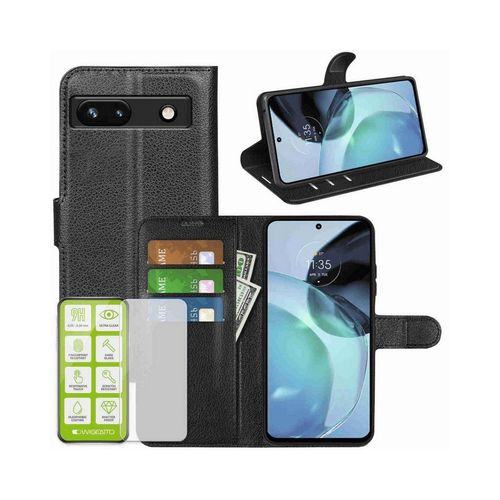 Wigento Handyhülle Für Google Pixel 7A Handy Tasche Wallet Schutz Hülle Case Cover Etuis