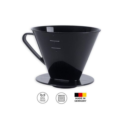 Wüllner + Kaiser Reisekaffeemaschine Kaffeefilter 1 X 4 PP schwarz