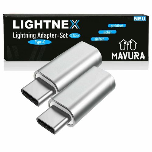 MAVURA LIGHTNEX Lightning auf Type-C Adapter lightning type c adapter Smartphone-Adapter Smartphone-Adapter zu Adapter lightning type c