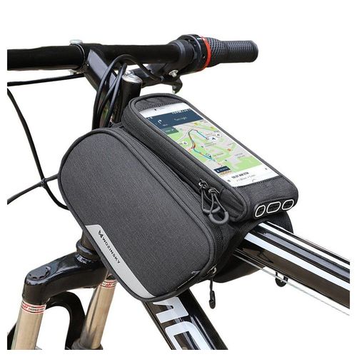 Wozinsky Fahrradtasche Wozinsky Fahrradtasche Wasserdicht Gepäcktasche Radtasche Handyhalterung für Smartphone max 6