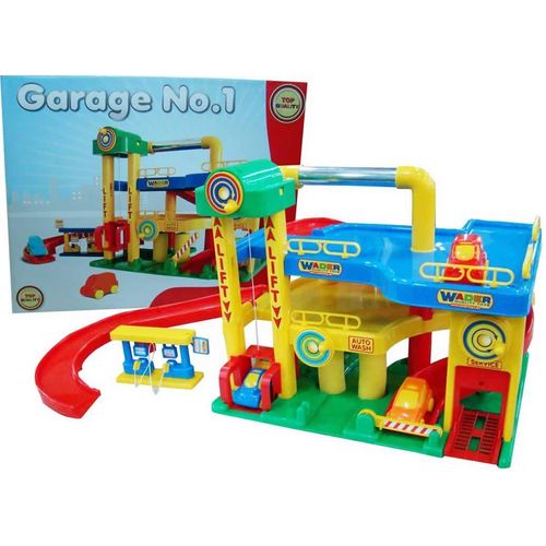 WADER QUALITY TOYS Spielzeug-Auto Garage No.1 Parkhaus Parkgarage Autogarage