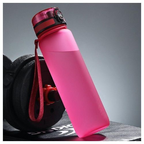 MORRENT Trinkflasche Trinkflasche Auslaufsicher,500ml, Tritan & BPA-frei Sportflasche, 500m,tritan, rosa