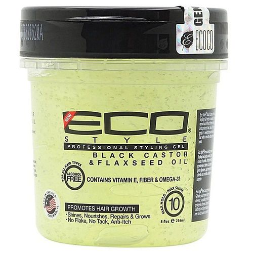 Eco Styler Haargel Eco Style Professional Styling Gel Black Castor & Flaxseed Oil 236ml
