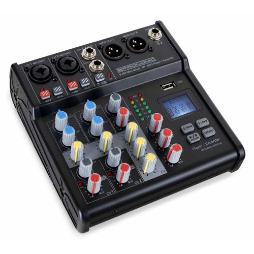 Pronomic Mischpult B-403 4-Kanal Mini-Mixer