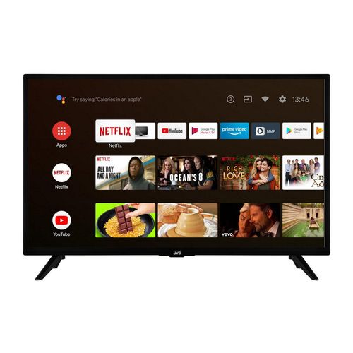 JVC LT-32VAH3255 LCD-LED Fernseher (80 cm/32 Zoll, HD-ready, Android TV, HDR, Triple-Tuner, Bluetooth, Smart TV, Google Play Store), schwarz