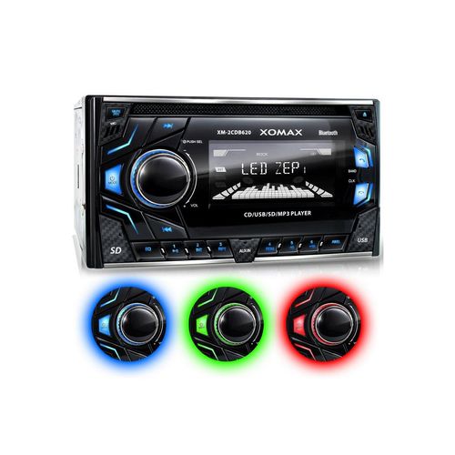XOMAX Autoradio mit CD Player Bluetooth Freisprecheinrichtung 2 DIN Autoradio