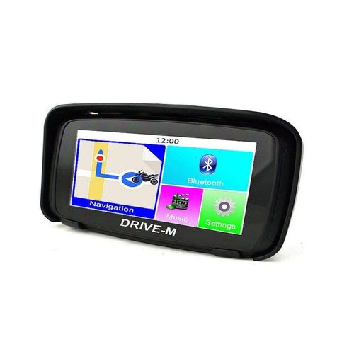 GABITECH 5 Zoll GPS Navigationsgerät Navi Drive-M Für Motorrad und PKW Motorrad-Navigationsgerät (Zentraleuropa (19 Länder)